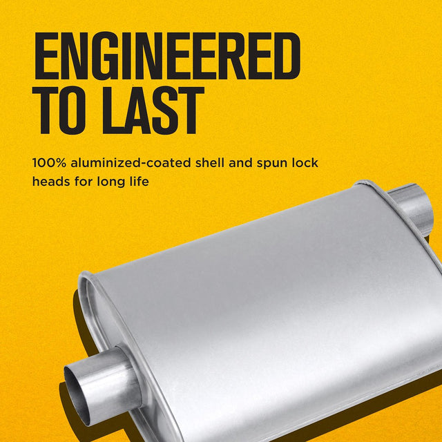 Product of Dynomax 17713 Thrush Turbo Steel Exhaust Muffler 