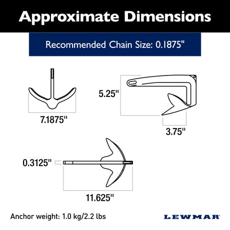 Lewmar 0057901 Anchor||0057901_1.Jpg||86||lew0057901||1756813