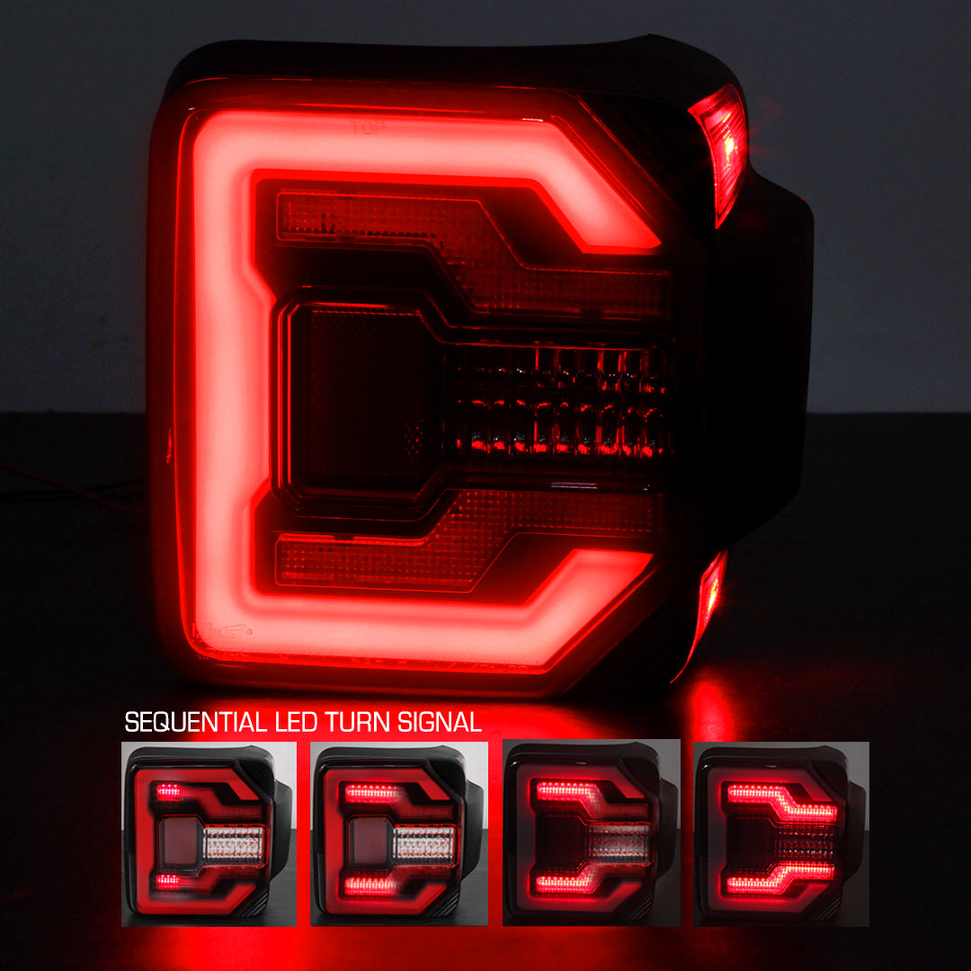Winjet Renegade Ctrng0650-Br-Sq Tail Light Assembly||||89||wnjng0650brsq||1926239