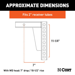 Curt 17123 Weight Distribution Hitch Shank||17123_3008x1990_Ca.Jpg||88||c9317123||1168545
