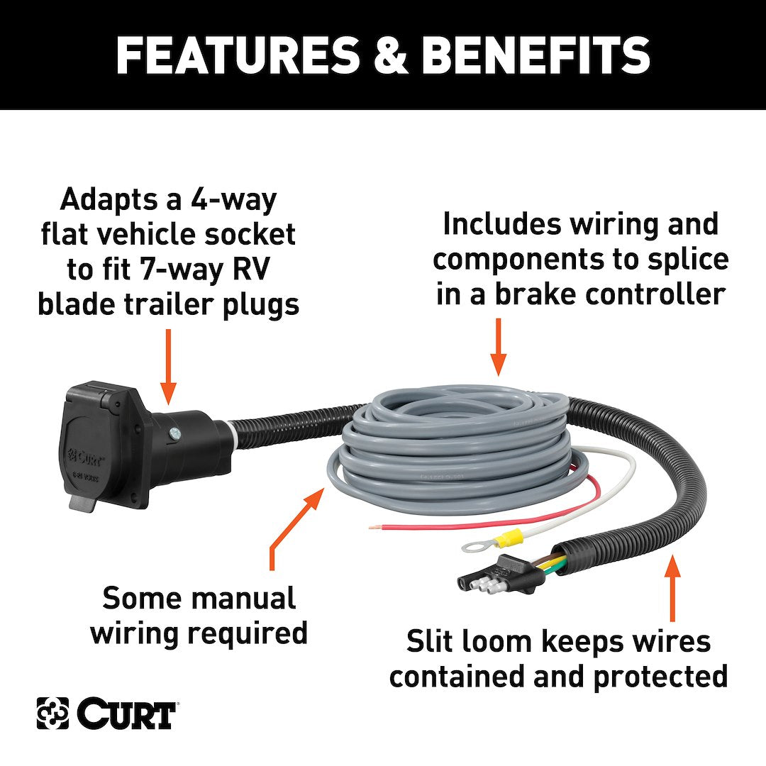 Curt 57186 Trailer Wiring Connector Adapter||57186_3008x1990_Fa.Jpg||87||c9357186||997535