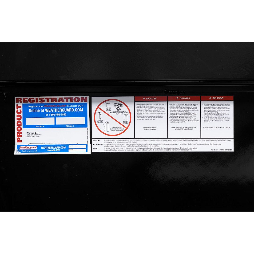 Product of Weather Guard (Werner) 178-5-04 Low Profile Toolbox 