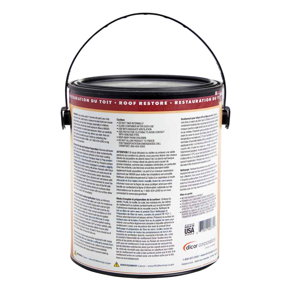 Dicor Corp. Rp-Frct-1 Roof Coating||rp-Frc-1_B.Png||86||d6jrpfrct1||1509281