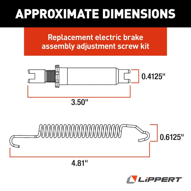 Product of Lippert Components 136453 Trailer Brake Hardware Kit