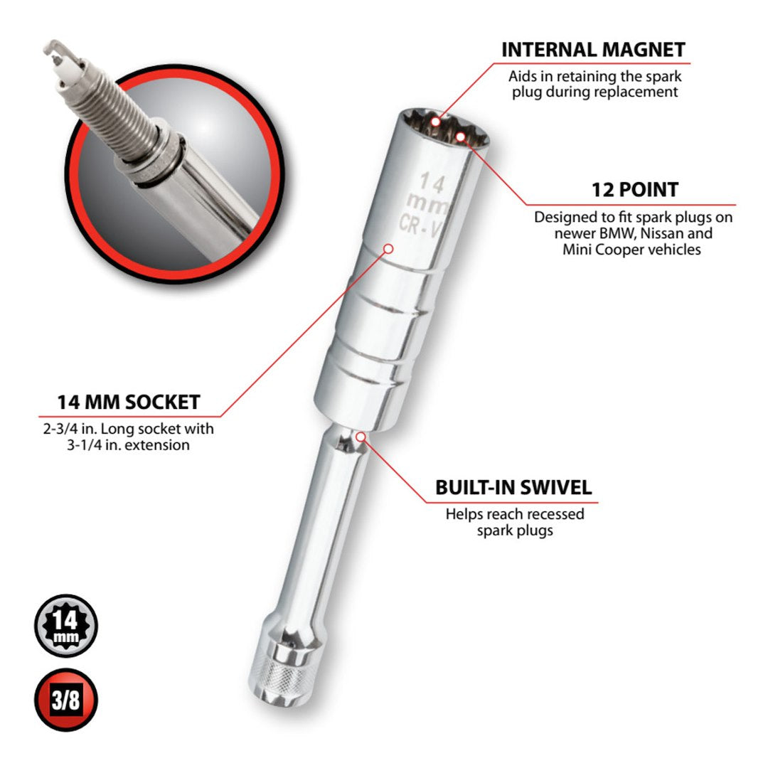 Performance Tool W80544 Spark Plug Socket||w80544_5.Jpg||90||ptlw80544||1272328