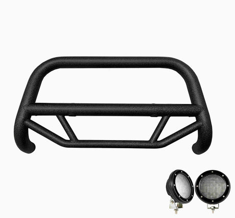 Product of Black Horse Offroad MBT-MF512-PLFB Bull Bar  with skid plate 