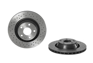 Product of Brembo 0997681XC02 Xtra Vented Cross Drilled 1 Piece Brake Rotor 