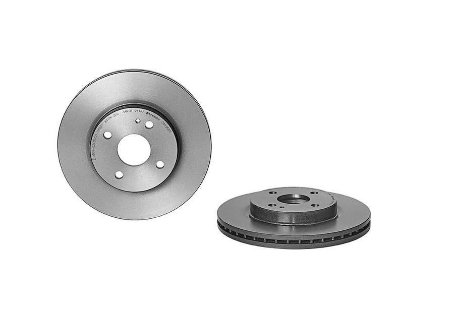 Product of Brembo 09A96811C02 Vented 1 Piece Brake Rotor 