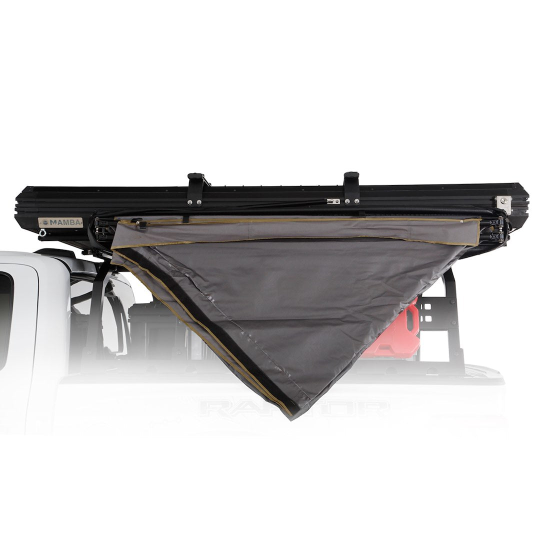 Product of Overland Vehicle Systems 19609917 SUV/Pickup Overlanding Manual Awning , Gray Solid 