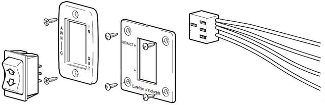 Carefree Rv R001605 Awning Switch||r001605.Jpg||85||c6fr001605||1369864