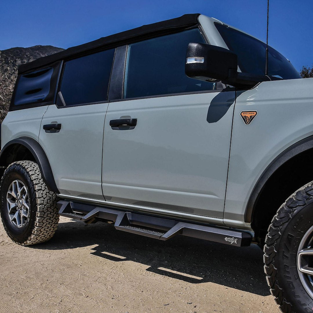 Product of Westin Automotive 56-14195 HDX Nerf Bar With Drop Down Steps 
