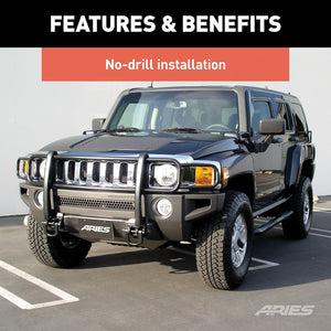Product of Aries 4078 Grille Guard 1-Piece Black Semi Gloss Powder Coated 