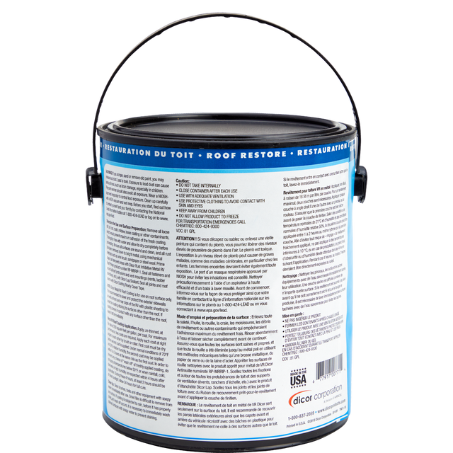 Product of Dicor Corp. Rp-Mrc-1 Roof Coating