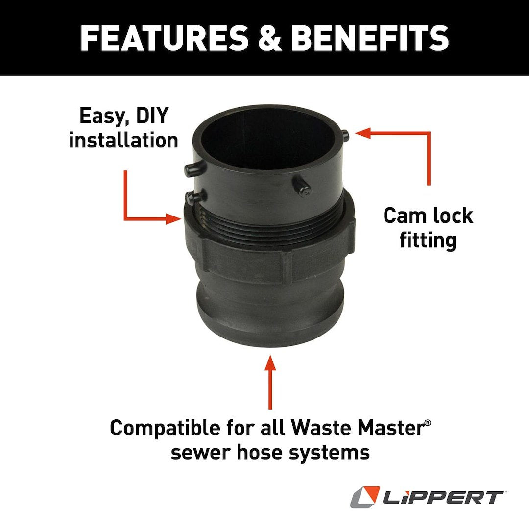Product of Lippert Components 360785 Sewer Hose Connector