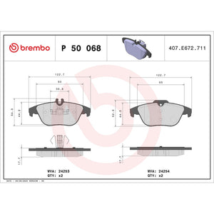 Brembo P50068 Brake Pad||p50068_Drw.Jpg||87||brmp50068||1753442
