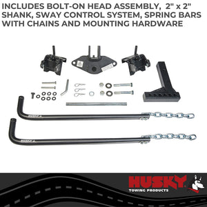 Product of Husky Towing 31423 12000 Pound Round Bar Weight Distribution Hitch 