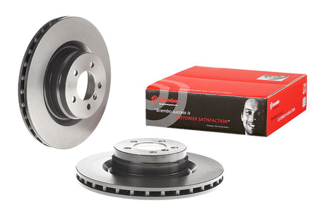 Product of Brembo 09937221C02 Vented 1 Piece Brake Rotor 