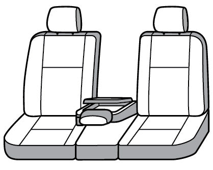 Product of Covercraft SS3384PCCH SeatSaver® Charcoal Black Polycotton Seat Cover 