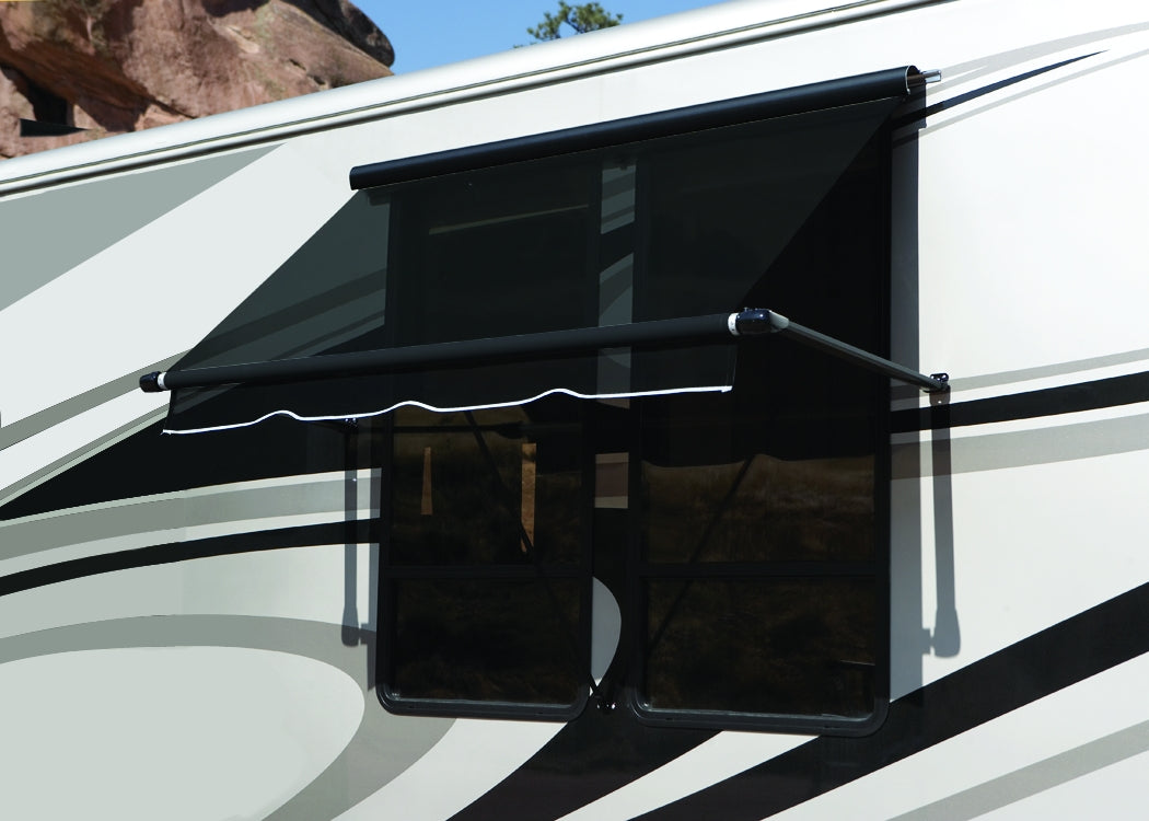 Product of Carefree RV IG045EA25 RV Window Electric/ Manual Awning , Linen Tweed Solid 