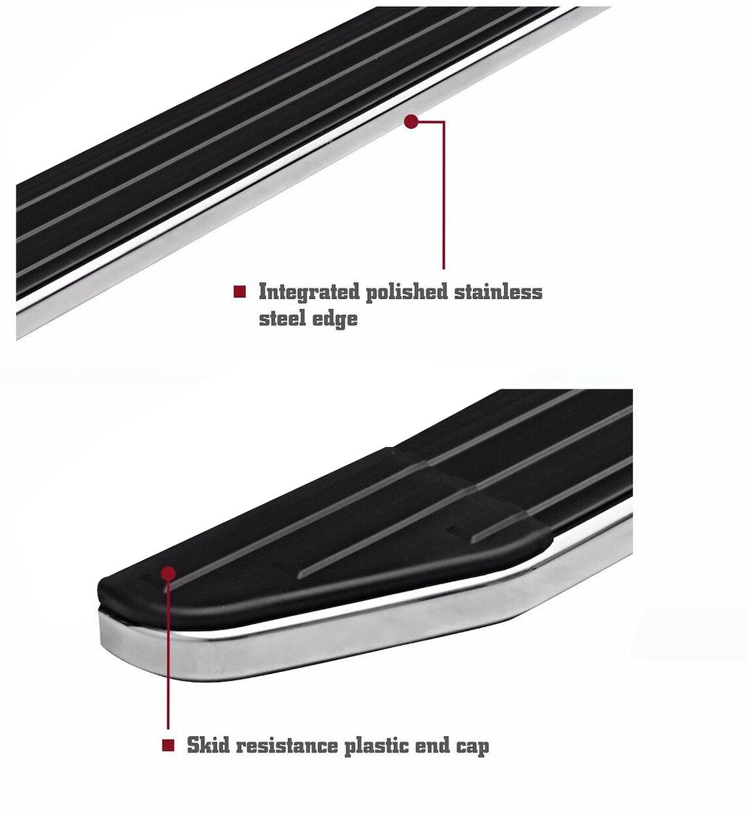 Product of Black Horse Offroad PR-G485 Premium Running Board 