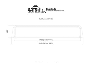 Product of GT Styling RV1036 RainBlade™ Rainguard 