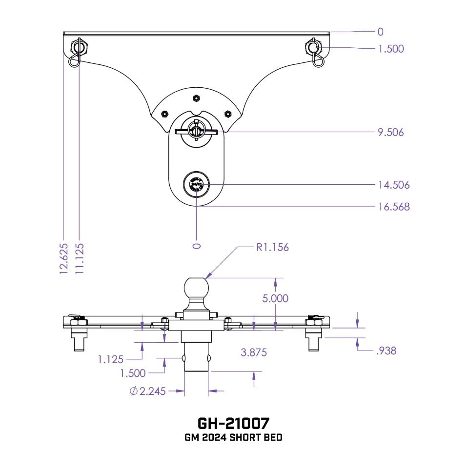 Product of Gen-Y Hitch Gh-21007 Gooseneck Trailer Hitch Ball