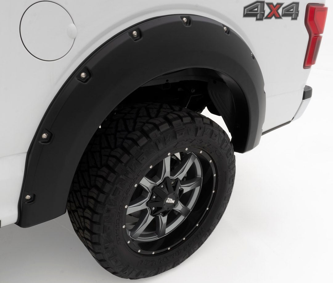 Product of Bushwacker 20947-02 Non-Exposed Fasteners Black Fender Flare - Set Of 4 