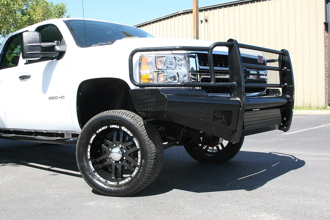 Product of Fab Fours CH08-S2060-1 Black Steel Steel Gloss Powder Coated Bumper 