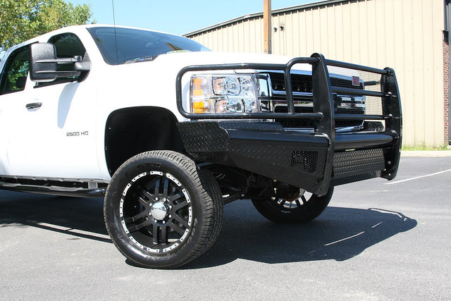 Product of Fab Fours CH08-S2060-1 Black Steel Steel Gloss Powder Coated Bumper 