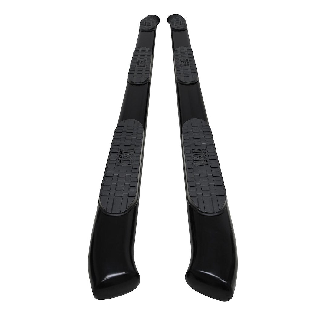 Product of Westin Automotive 21-534765 Black Powder Coated Oval Nerf Bar - Truck Wheel To Wheel 