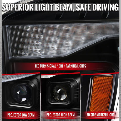 Spec-D Tuning 2lhp-Ram06jm-Sq-Rs Headlight Assembly||2lhp-Ram06jm-Sq-Rs_3.Jpg||88||sdt2lhpram06j||2219488