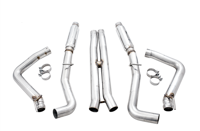 Product of AWE Tuning 3015-11050 Track Edition Cat-Back System Dual Exhaust System Kit 