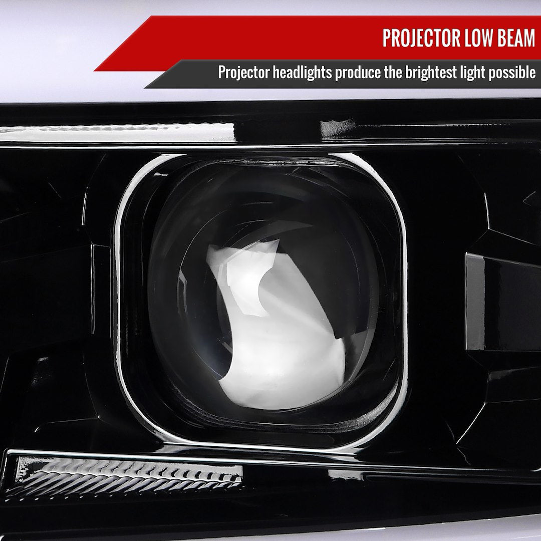 Spec-D Tuning 2lhp-Siv1525bk-Sq-Tm Headlight Assembly||||87||sdt1525bksqtm||1918773