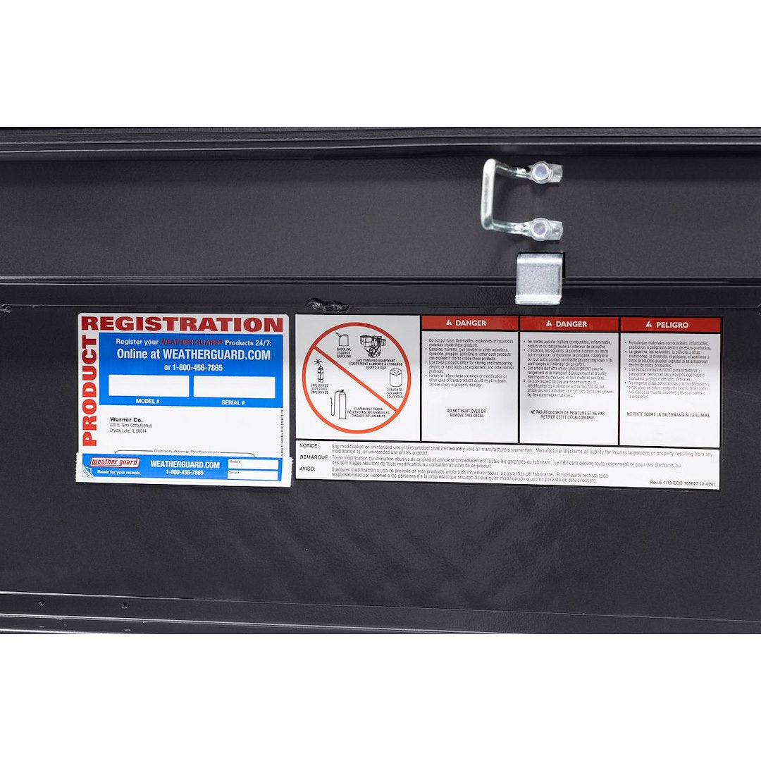 Product of Weather Guard (Werner) 121-6-04 Low Profile Toolbox 