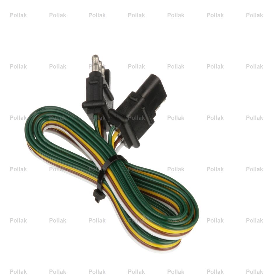 Product of Pollak 12-413E Trailer/ Vehicle End 4 Flat Trailer Wiring Connector 