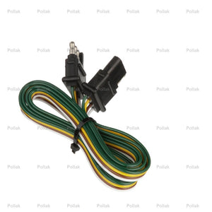 Product of Pollak 12-413E Trailer/ Vehicle End 4 Flat Trailer Wiring Connector 