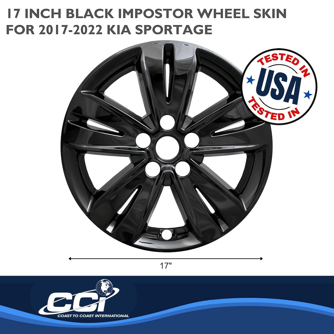 Product of Coast To Coast IWCIMP446BLK Black Set Of 4 