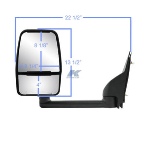 K-Source 62170g Exterior Mirror||62170g_2.Jpg||87||k8162170g||1360568