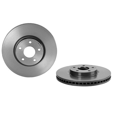 Product of Brembo 09N25521C02 Vented 1 Piece Brake Rotor 
