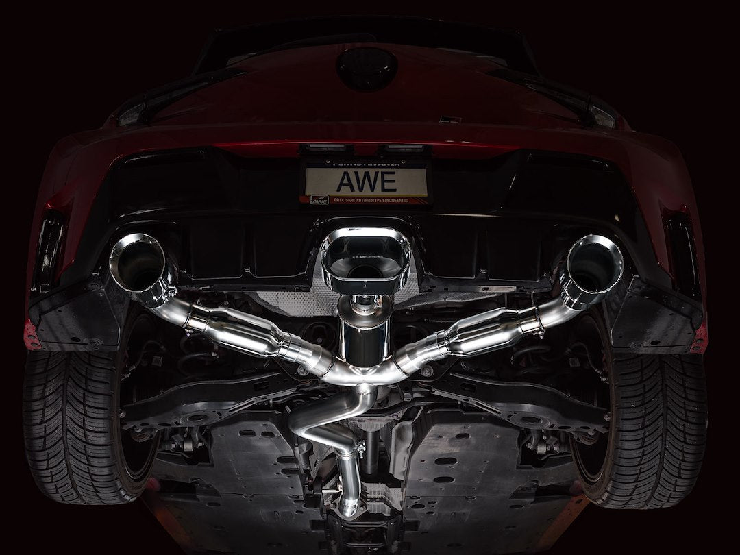 Product of AWE Tuning 3020-52472 Track Edition Cat-Back System Exhaust System Kit 