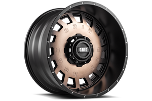Product of Grid Wheels 18x9 Black With Metallic Dust Face Wheel - 6x5.50 Bolt Pattern 