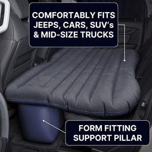 Airbedz By Pittman Outdoors Ppi-Blk_Pv_Carmat Rear Seat Air Mattress||back Seat Mattress - Mid Size - Black - Features.Jpg||88||abzblkpvcarma||1526868