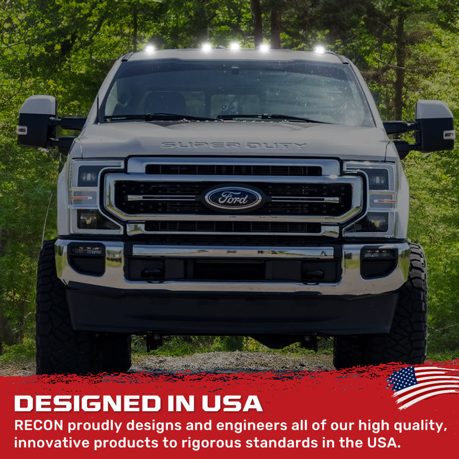 Recon Accessories 264343bkhpwh Roof Marker Light||264343bkhpwh_8.Jpg||93||r894343bkhpwh||1560790