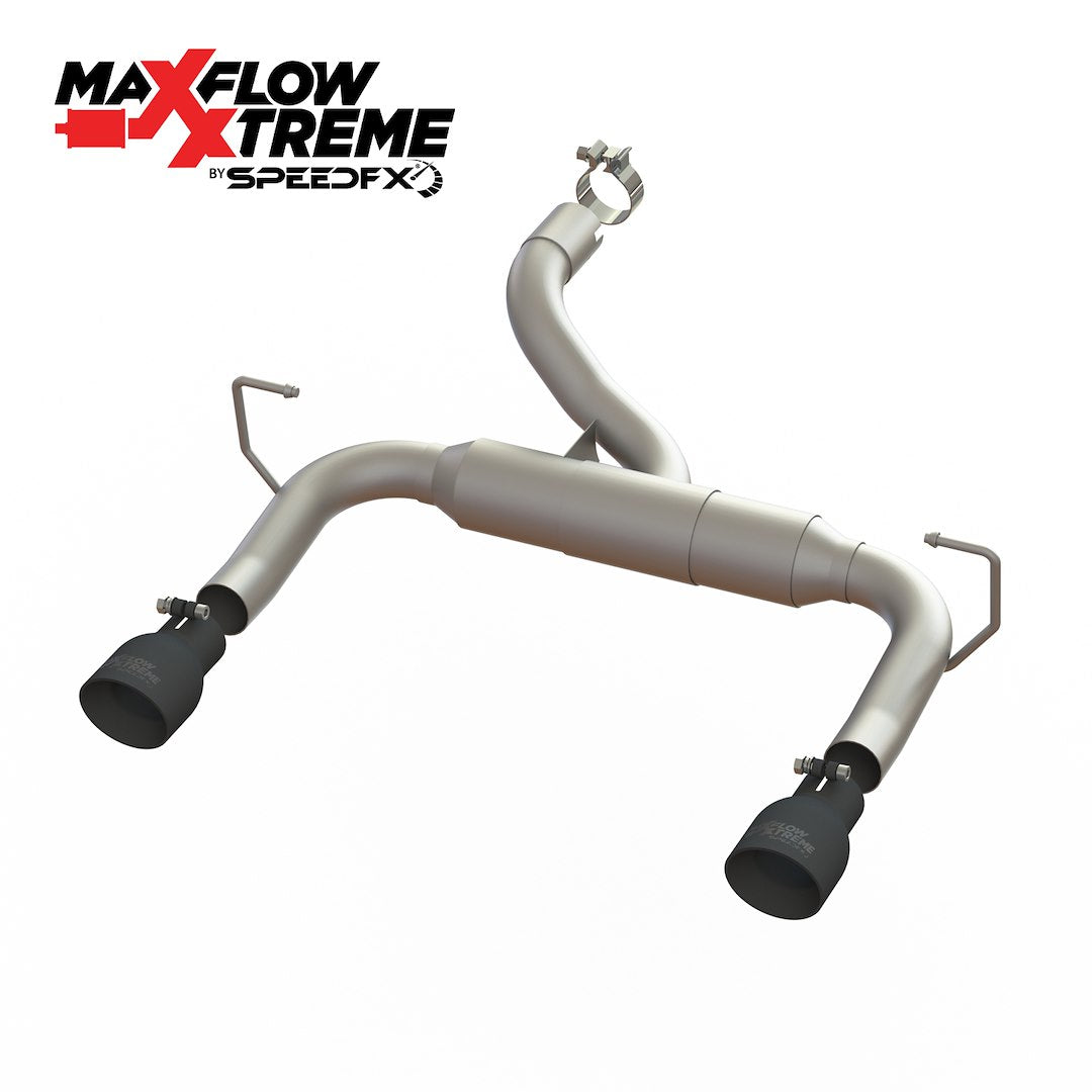 Product of SpeedFX 50601 MaxFlow Xtreme Axle Back System Single Exhaust System Kit 