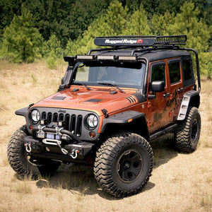 Product of Rugged Ridge 11640.10 Pocket Style/ Exposed Fasteners Black Fender Flare - Set Of 4 