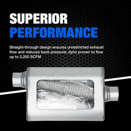Product of Dynomax 17222 Ultra Flo ™ Welded Stainless Steel Exhaust Muffler 