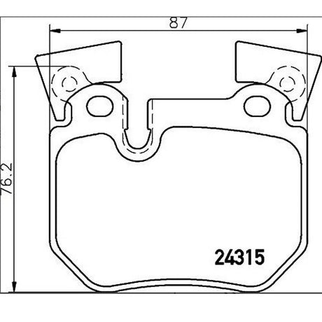 Product of Brembo P06059 Brake Pad - Set Of 4 