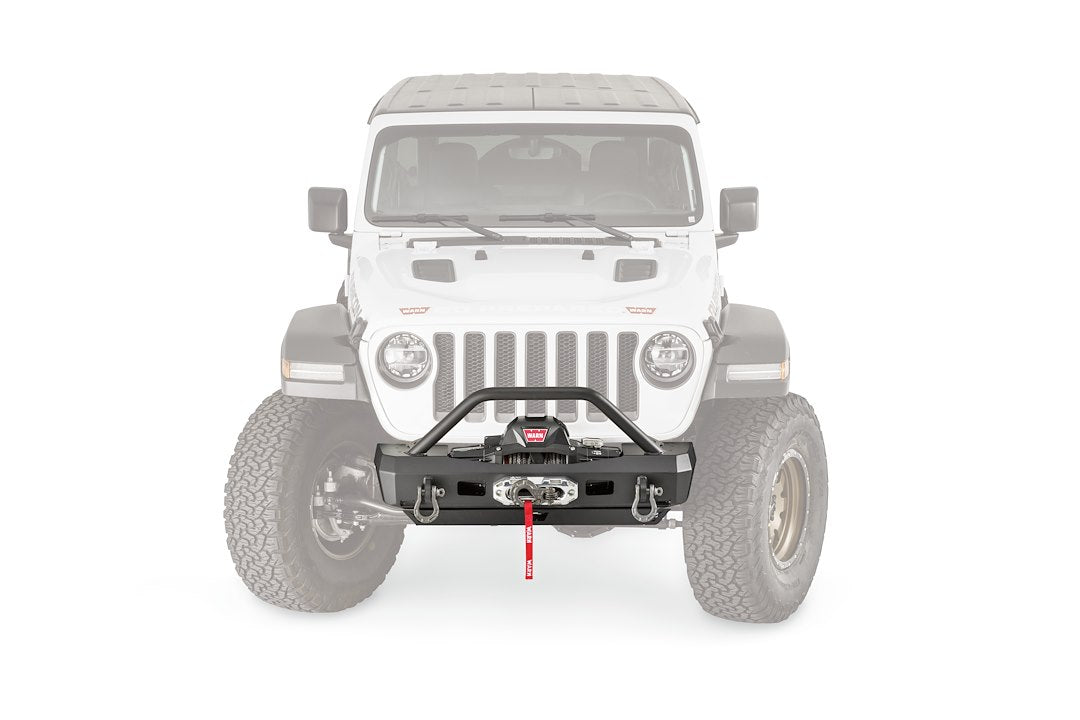 Product of Warn 101330 Elite Series Steel Powder Coated Bumper 
