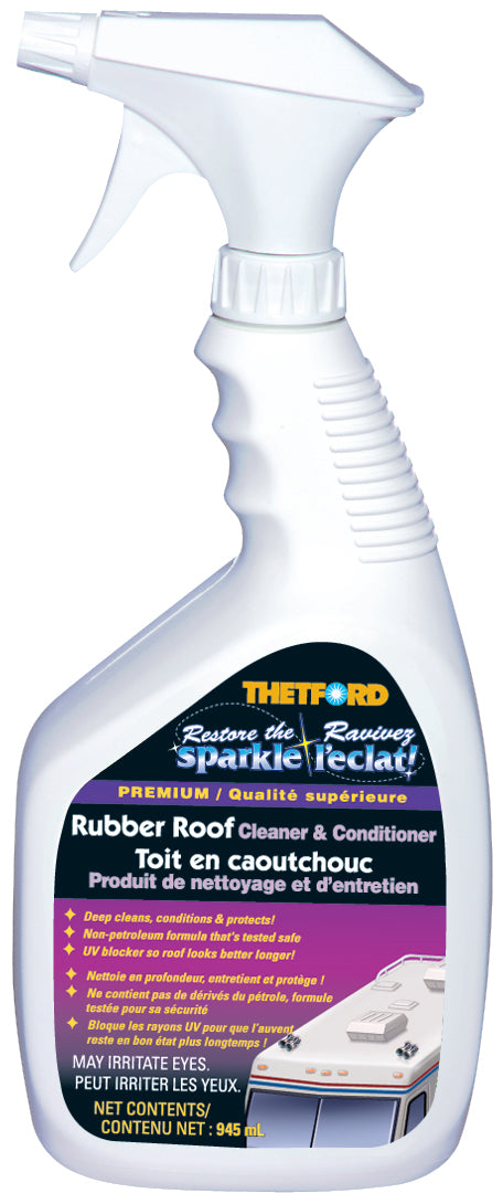 Thetford/ Norcold 50556 Rubber Roof Cleaner||32633_Rubberroof_945ml_Bilingual.Jpg||85||dca50556||1787940