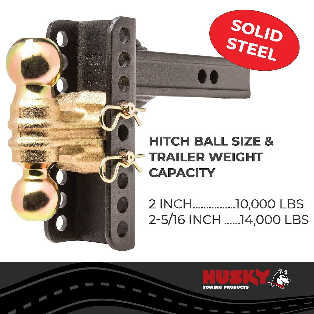 Product of Husky Towing 33104 2 Inch Receiver Trailer Hitch Ball Mount 